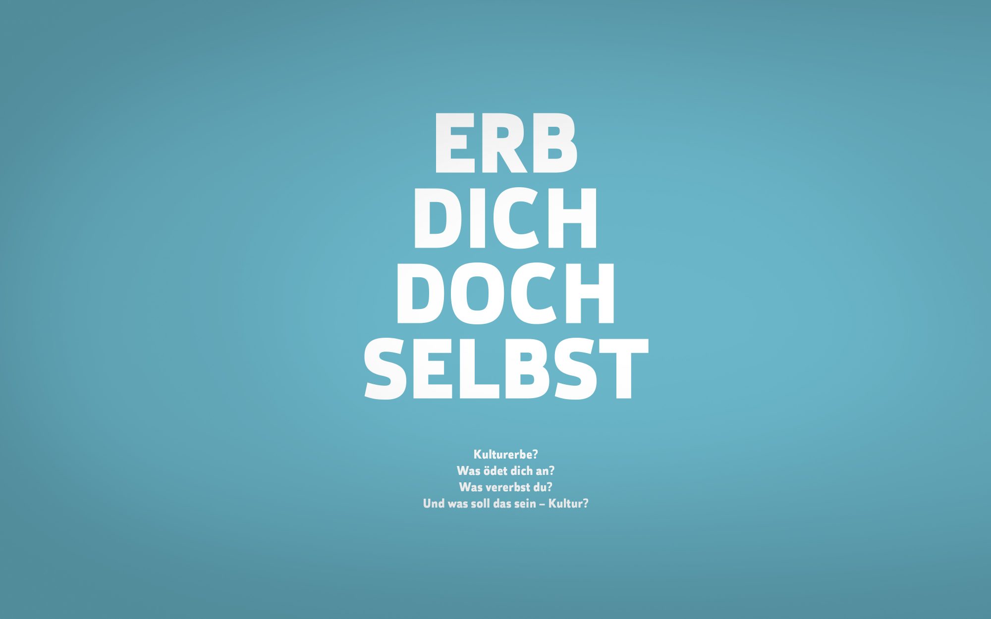 GRACO-Sharing Heritage-Spruch-Erb-Dich-Doch-Selbst GRACO-Sharing Heritage-Spruch-Erb-Dich-Doch-Selbst